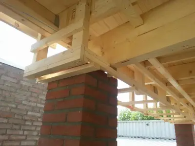 Carport met zwevend dak door BMW Bouw &ndash; foto 9 van 22