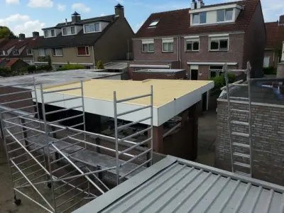 Carport met zwevend dak door BMW Bouw &ndash; foto 13 van 22