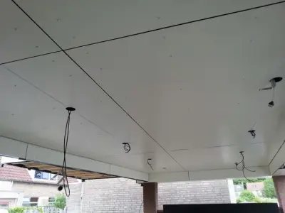 Carport met zwevend dak door BMW Bouw &ndash; foto 19 van 22