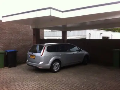 Carport met zwevend dak door BMW Bouw &ndash; foto 21 van 22
