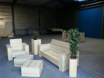 Steigerhouten meubels door BMW Bouw &ndash; foto 17 van 23